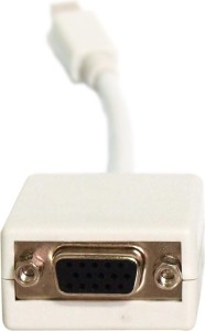 Art DisplayPort Mini - D-Sub (VGA) biały