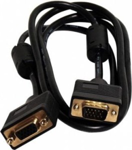 Art D-Sub (VGA) - D-Sub (VGA) 1.8m czarny