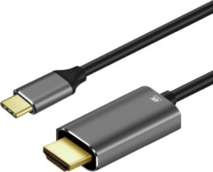 Art USB-C - HDMI 1.8 m Czarno-szary