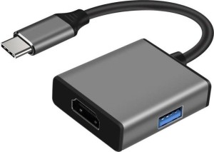 Art HUB adapter USB-C na HDMI 4K 30Hz + USB 3.0