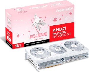 Power Color Hellhound Sakura Radeon RX 7800 XT 16GB GDDR6