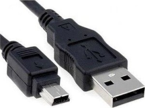 Akyga USB-A - miniUSB 1.8 m Czarny