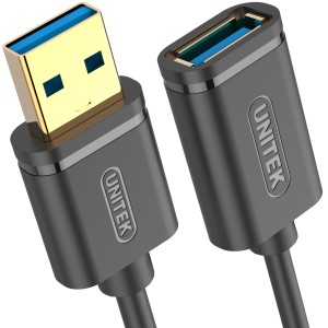 Unitek Y-C456GBK USB-A - USB-A 0.5 m Czarny