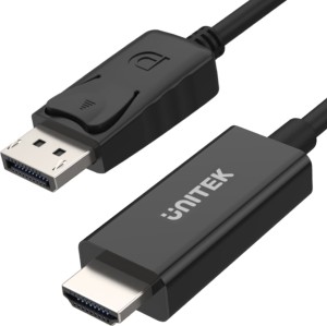 Unitek Y-5118CA DisplayPort - HDMI 1.8m czarny