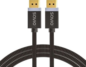 Savio SAVKABELCL-166 DisplayPort - DisplayPort 2m czarny