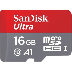 SanDisk Ultra microSDHC 16GB 98MB/s A1 Adapter SD