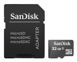 SanDisk microSDHC 32GB adapter SD