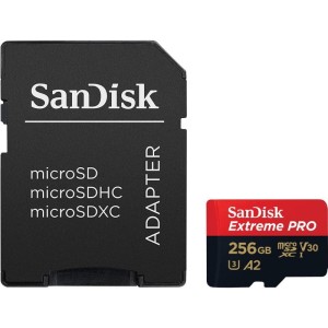 SanDisk Extreme Pro microSDXC 256GB 170/90 MB/s A2 V30 U3