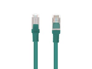 Patchcord KAT.5E FTP 1,5M ZIELONY