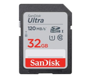 SanDisk ULTRA SDHC 32GB 120MB/s UHS-1 CLASS 10