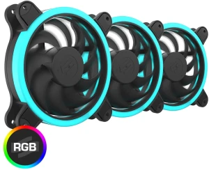 SilentiumPC Corona HP RGB 120 3pack + kontroler