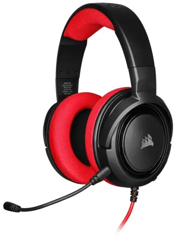 Corsair HS35 Stereo Gaming Headset Red