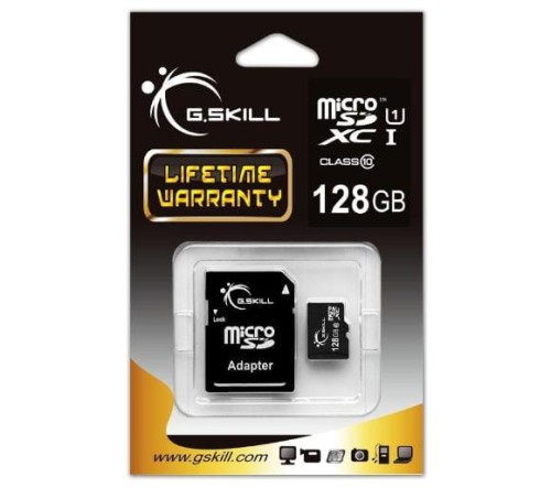 G.SKILL Micro SDXC 128GB Class 10 UHS-1 + adapter