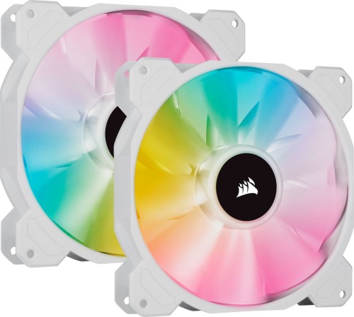 Corsair iCUE SP140 RGB ELITE Performance Biały 3-pack + Lighting Node CORE