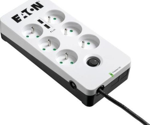 Eaton Protection Box przeciwprzepięciowa 6 gniazd 1 m biała