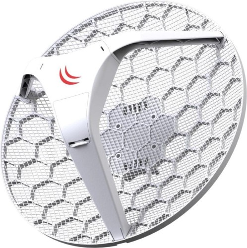 MikroTik LHG 5 Light Head 24.5 dBi Grid antenna with 5GHz 802.11 a/n wireless