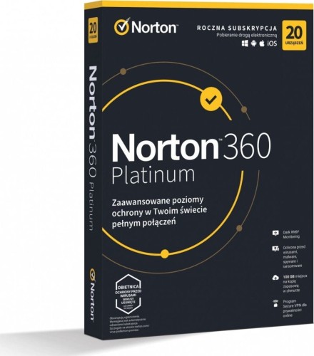 Norton 360 Platinum 20 urządzeń 12 miesięcy