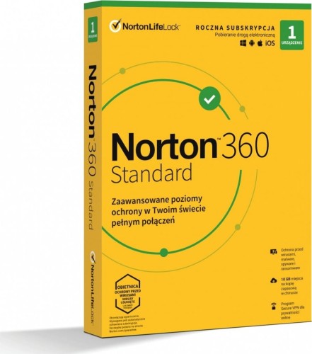 Norton 360 Standard 1 urządzenie 12 miesięcy