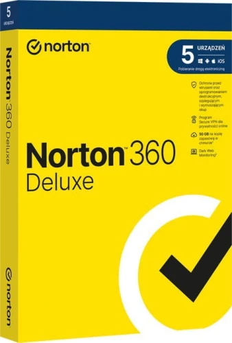 Norton 360 Deluxe 5 urządzeń 36 miesięcy