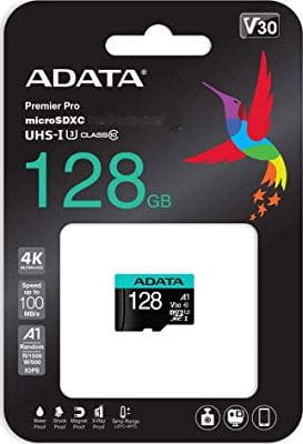 ADATA Premier Pro MicroSDXC 128 GB Class 10 UHS-I/U3 A2 V30