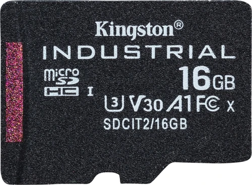 Kingston Industrial MicroSDHC 16 GB Class 10 UHS-I/U3 A1 V30