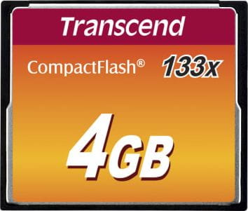 Transcend 133x Compact Flash 4 GB