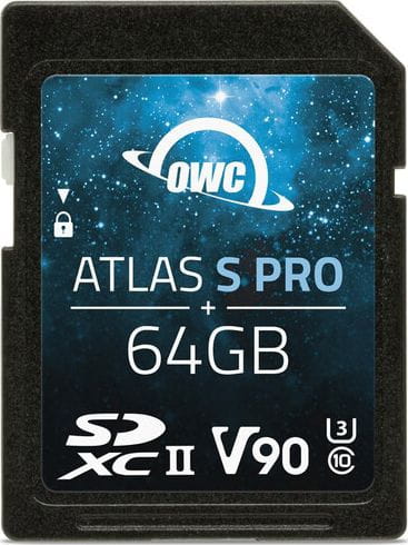OWC Atlas S Pro SDXC 64 GB Class 10 UHS-II/U3 V90