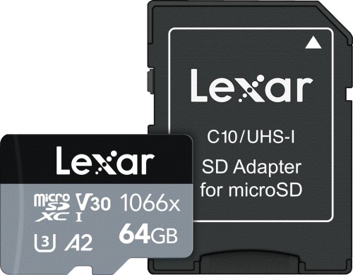 Lexar Professional 1066x MicroSDXC 64 GB Class 10 UHS-I/U3 A2 V30
