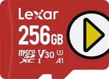 Lexar PLAY MicroSDXC 256 GB Class 10 UHS-I/U1 A1 V30