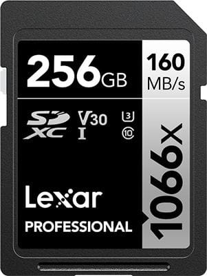 Lexar Professional 1066x SDXC 256 GB Class 10 UHS-I/U3 V30