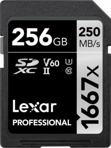 Lexar Professional 1667x SDXC 256 GB Class 10 UHS-II/U3 V60
