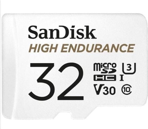 SanDisk High Endurance MicroSDHC 32 GB Class 10 UHS-I/U3 A1 V30