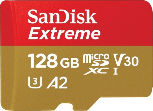 SanDisk Extreme MicroSDXC 128 GB Class 10 UHS-I/U3 A2 V30