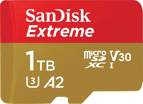 SanDisk Extreme MicroSDXC 1 TB Class 10 UHS-I/U3 A2 V30