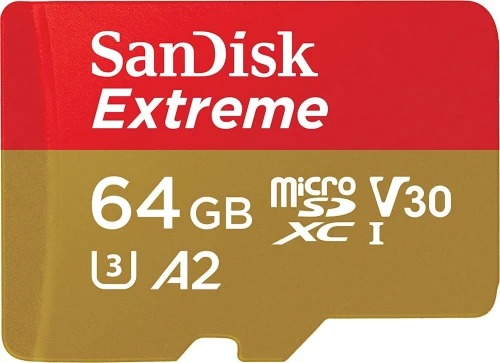 SanDisk Extreme MicroSDXC 64 GB Class 10 UHS-I/U3 A2 V30