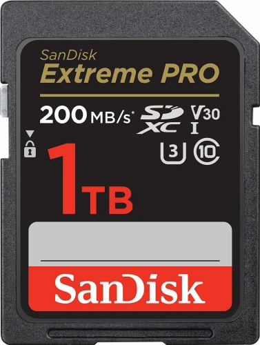 SanDisk Extreme PRO SDXC 1 TB Class 10 UHS-I/U3 V30