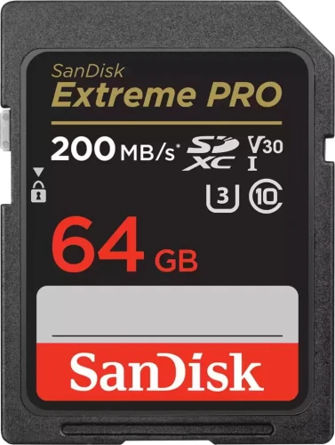 SanDisk Extreme PRO SDXC 64 GB Class 10 UHS-I/U3 V30