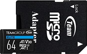 TeamGroup Elite MicroSDXC 64 GB Class 10 UHS-I/U3 A1 V30