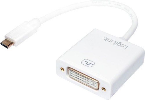 LogiLink USB-C - DVI Biały