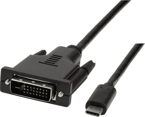 LogiLink USB-C - DVI-D 1.8 m Czarny