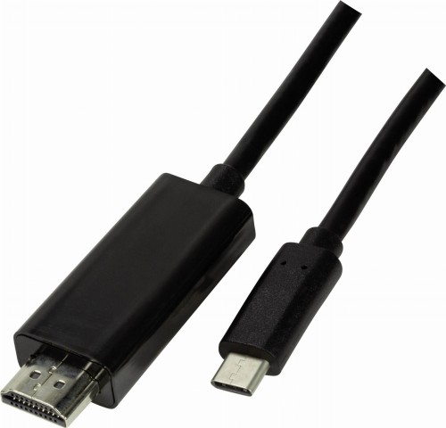 LogiLink USB-C - HDMI 1.8 m Czarny