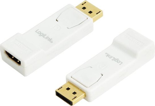 LogiLink DisplayPort - HDMI biały