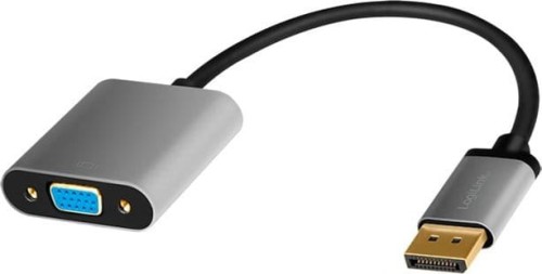 LogiLink DisplayPort - D-Sub (VGA) szary