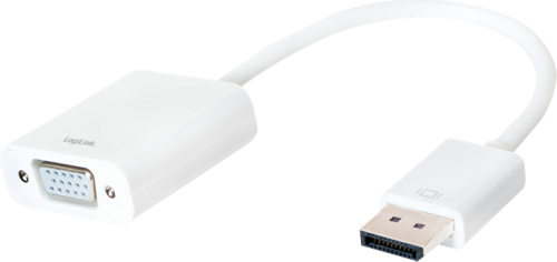 LogiLink DisplayPort - D-Sub (VGA) biały