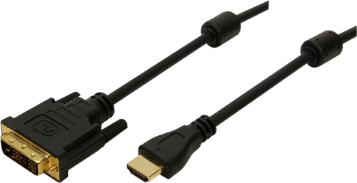 LogiLink HDMI - DVI-D 5m czarny