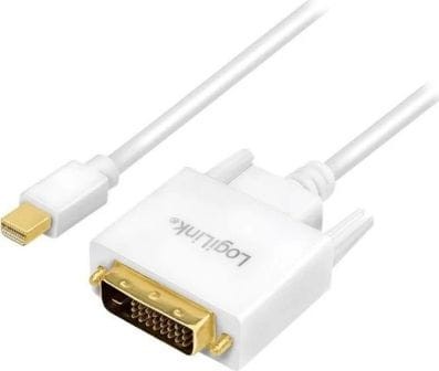 LogiLink DisplayPort Mini - DVI-D 3m biały