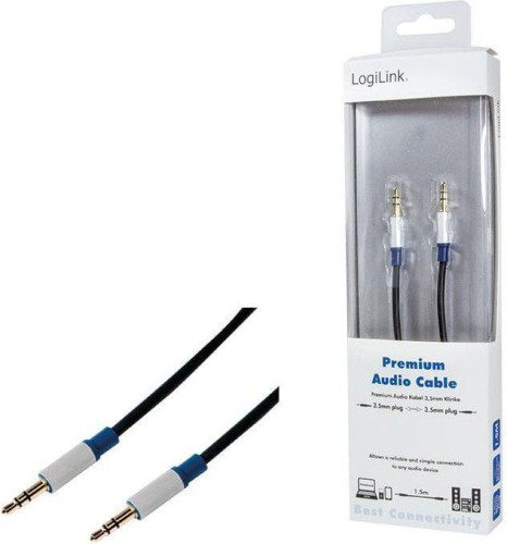 LogiLink Jack 3.5mm - Jack 3.5mm 1.5m czarny