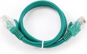 Gembird patchcord RJ45, osłonka zalewana, kat. 5e, UTP, 0,25m, zielony PP12-0.25M/G