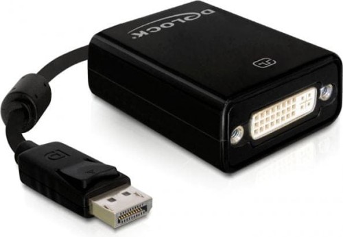 Delock DisplayPort - DVI-I czarny