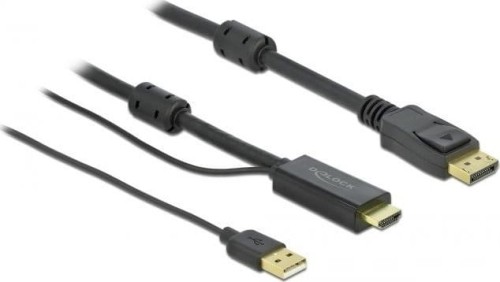 Delock DisplayPort - HDMI 1m czarny